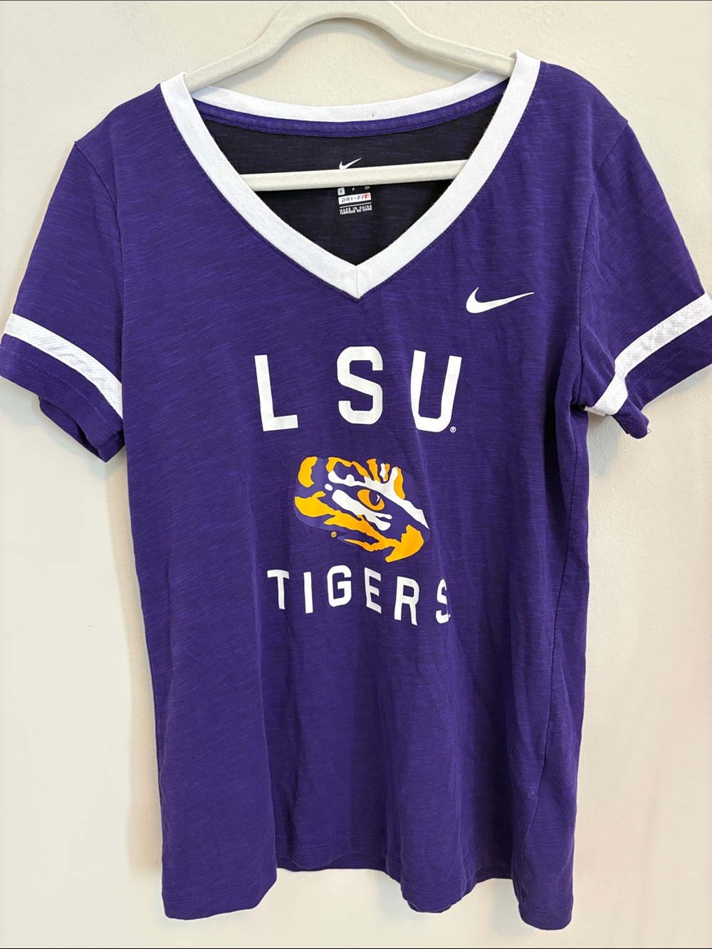 Nike V-neck LSU Eye If The Tiger T- Shirt